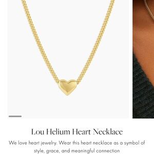 Gorjana Gold Heart Pendant Necklace
